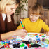 192Pcs Set 4-8-12 BenLouis Kids Party Favors Mini Coloring Books Crayon Slap Bracelets Stickers Bulk for Kids Classroom