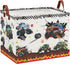 Monster Trucks Storage Basket,Collapsible Car Room Decor for Boys ,Waterproof Kids Laundry