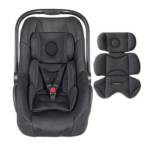 FunTankie Infant Car Seat Insert Thickened, Breathable & Fold-Go Baby Head & Body