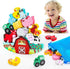Montessori Toys for Kids 3-7, Wooden Farm Animal Blocks Stacking Games, Educational Toy for 3-6 Year Olds, Birthday