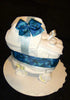 Body TST Diaper Cake Stroller Centerpiece (baby blue) by Little KG's Dreams