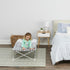 Regalo My Cot Pal Extra Long Portable Toddler Bed - White, Eye Lashes, Small Single
