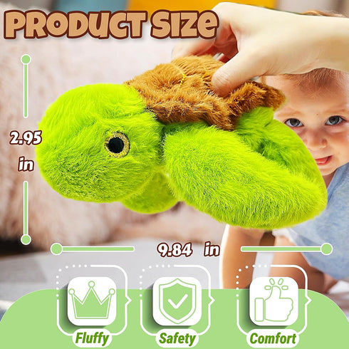 LoYuSenn 10-Inch Sea Turtle Stuffed Animal, Cute Turtle Plush Toys for Kids, Soft Stuffed Sea Animal Plushies for Girls
