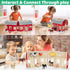 Farm Animals Toys for 3+ Year Old Toddlers, Big Wooden Barn Farm Playset with Figures, Educational Learning Toys, Ideal