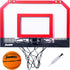 Franklin Sports Over the Door Mini-Basketball Hoop - Includes Ball & Pump, Breakaway Pro Style Steel Rim