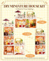Rolife Super Creator Series Accessroies, DIY Mini Flower Garden Scenery Kit, Miniature Dollhouse Castle Building Kit's