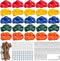 CMOOD Rock Climbing Holds Kit, Indoor Outdoor Playground Wall Climbing Set with 25 Handles, Knotted Rope, and Mounting