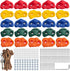 CMOOD Rock Climbing Holds Kit, Indoor Outdoor Playground Wall Climbing Set with 25 Handles, Knotted Rope, and Mounting