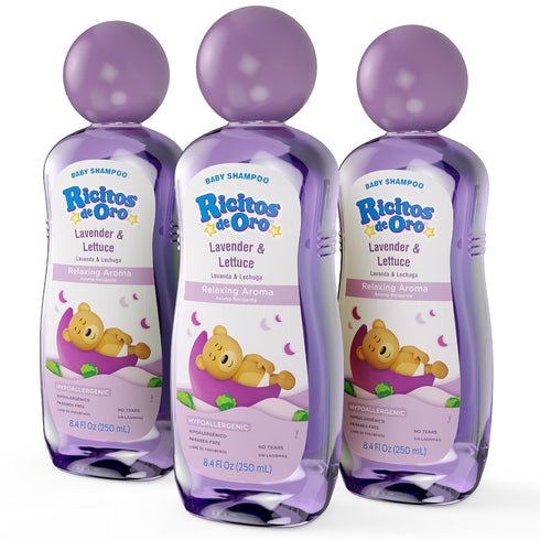 Ricitos de Oro Lavender Baby Shampoo | Nourishes & Softens Baby Hair,