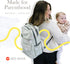 1 LB Backpack 11 RED ROVR Roo Lightweight Diaper Bag | organizational pockets| Durable & Water-Resistant (Mauve)