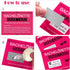 35 Pieces Girls Single Party Dare Cards, Scratch Off Activity Funny Dare Cards for Wedding Supplies