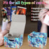 Card Deck Box for MTG, PU Leather Storage Box for TCG, Fits 100+ Single Sleeved Cards, Sea Turtle