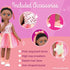Glitter Girls 14-Inch Doll Clothes, Sequined Party Dress with Pink High-Tops & Star Purse