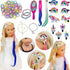 18 inch Doll Hair Accessories - American OG Girl Doll Hair Brush, Rainbow Unicorn Kit, Styling Head for Girls Gifts