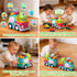 1 2 3 18-36 P&C Dinosaur Truck Toys for Year Old Boys Girls, Months Baby Toy with Music & Lights, Montessori Learning