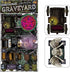 Graveyard - 48pc Double-Sided Graveyard & Terrain Pieces, Roleplaying Objects for Dungeons & Dragons, DND 5E