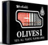 Olives 1 Playing Cards, Poker Cards 2 Pack, Deck of Standard Poker Cards, Casino & Adult Playing Cards, Waterproof Playing Game Cards,large Premium Joker Cards 100% Plastic (Black/Red)