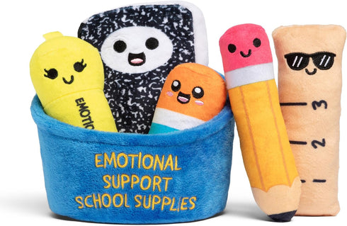 Emotional Support School Supplies Plush by Relatable - Cute Stuffed Animals and