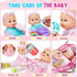 12 Set 3 4 5 6 26pcs Horse/2 3-5-7 Golray in Baby Doll Toys with Stroller for Year Old Girl - Babydoll with Accessories