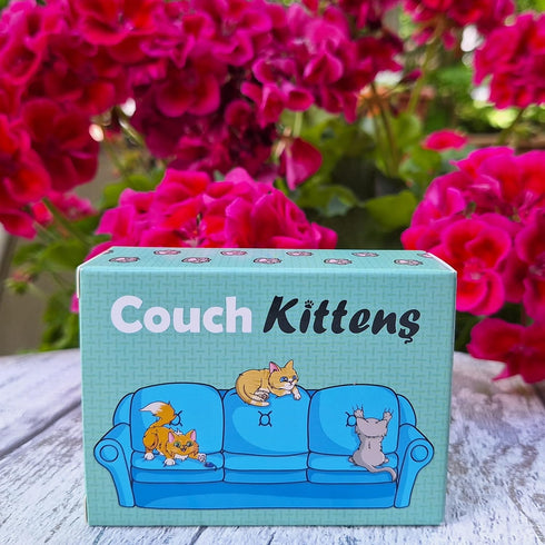 Couch Kittens Card Game - Quick and Easy 2 Player Game for Cat Lovers by The Dusty Top Hat