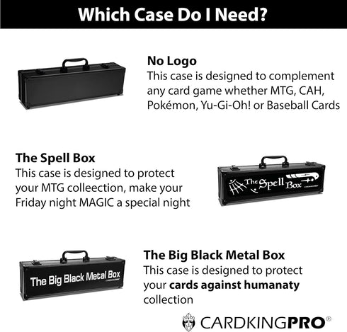 Long Edition Game Card Storage Case for Magic The Gathering, Yugioh, and Other TCGs - Fits up to 1400 Cards