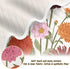 KICPOAY 30x40 Inch Swaddle Blanket for Vintage Floral Dahlia Baby Receiving Blanket Muslin Baby Swaddles Soft Cotton