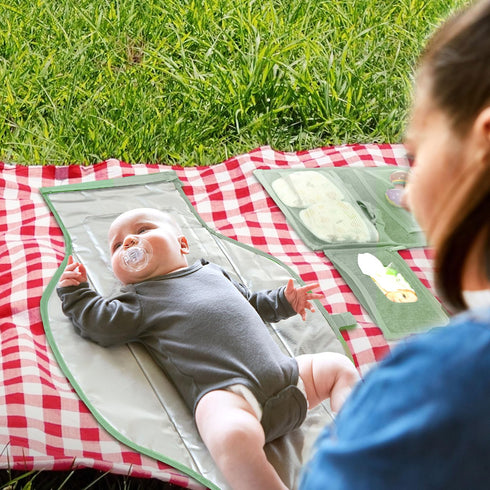 Portable Changing Pad for Baby, Travel Diaper Changing Pad for Newborn, Large Waterproof Baby Changing Mat, Foldable