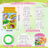 CY2SIDE 80PCS Summer Spring Bugs Jar Coloring Kit - Color Your Own Bug Hanging Ornaments with Ribbon, Spring Insect