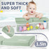 Elbow Set 1.5" Cozy URMYWO Bath Kneeler and Rest Pad - Thick Baby Bath Kneeler Pads with Toys Organizer, Anti-Slip Knee