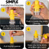 4 Pack Spill-Proof Water Bottle Spout Adapter for Kids - Water Bottle Adapter Toddlers and Adults - BPA Free Water