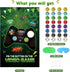 Pin the Button on the Video Game with 32PCS Video Game Stickers 20’’ X 28’’ Video Game Party Favors Poster for Kids Wall Home Room Video Game Birthday Party Decorations Supplies