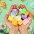 36pcs Easter Mochi Squishy Toys | Prefilled Eggs with Mini Squishy Toys | Easter Shapes | Basket Fillers, Party Favors