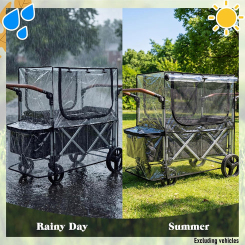 Fiwochic Mosquito Net for Wagon Stroller and Trolley Cart, Bug Net Cover, Stroller Wagon Accessories Attachment
