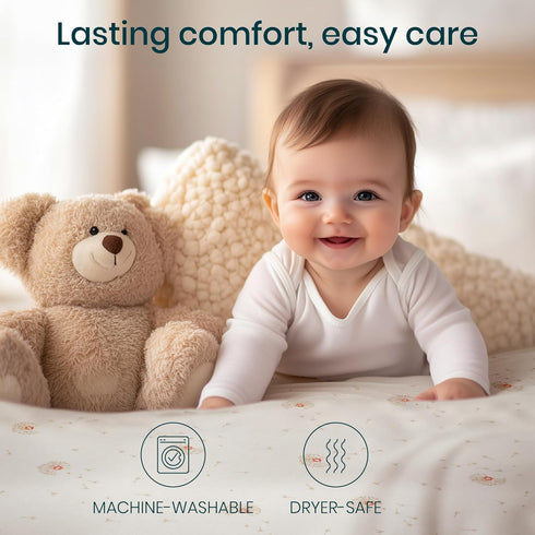 (2 Pack) 20.8 31.5 23.6 35.4 Tutti Bambini Premium Bassinet Sheets - Soft & Breathable Bamboo Viscose Jersey