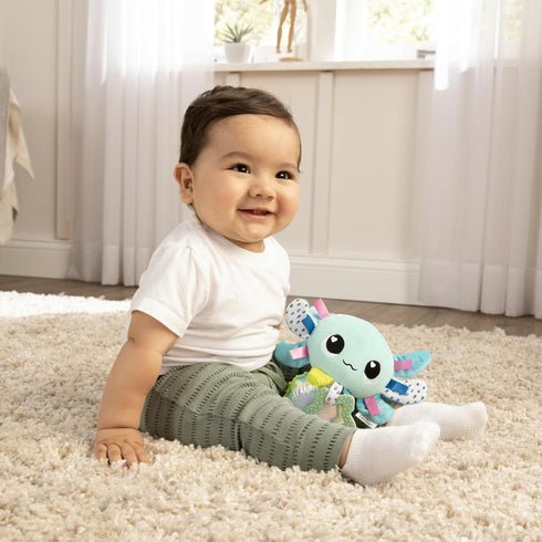0 Lamaze Clip On Car Seat and Stroller Toy - Alise The Axolotl - Crinkle Car Seat Toys and Stroller Toys - Sensory Toys