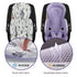 Memobella Set, Infant Car Seat Insert, Body Support for Baby Newborn Infant Toddler with Extra Headrest, Shoulder Pads
