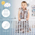 3 Pack 100% 2-Way 0.3. 0-6 BSTOPPT Baby Sleep Sack Rayon Cotton Baby Sleeping Bag Zipper Toddler Wearable Blankets TOG
