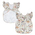 BapronBaby Flutter Delilah Floral Bapron - No Neck Tie Safer Bib for