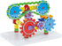 Quercetti Georello Tech Starter Building Set - 100-Pieces to Construct 3-D Structures for Kids Ages 5+, 36 x 60 x 27.5