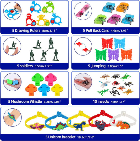 Amy&Benton 1000pcs Party Favors for Kids 3-12, Goodie Bags Stuffers, Pinata Fillers, Classroom Prizes