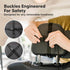 Large Shatterproof Baby Car Mirror - Fully Assembled Baby Mirror for Car - Safety Baby Car Seat Mirror (Matte Black)