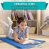 1-inch 45-in ProSource Four-Fold Kids Rest Mat, Thick Sleeping Mats for Kids, Foam Foldable Cushion for Child Comfort