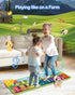 1 5 FOKI Floor Piano Mat for Toddlers, Sensory Educational Dancing Musical Keyboard Carpet Toy, Animal Sounds Touch