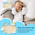 Yezirzax 6.1 4.72 Inch Baby Announcement Sign, Cloud Shape Wooden Hello World Newborn Sign, Personalized Birth
