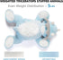 5 lbs Toy,30 inches IKASA Weighted Stuffed Animal Triceratops Dinosaur Plush Giant Large Big Jumbo Soft Toys, Huge Size