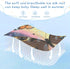 SyXIOP 28" 52" Colorful Rainbow Butterfly Cooling Baby Crib Mattress x Breathable Mattress Protector pad for Kids