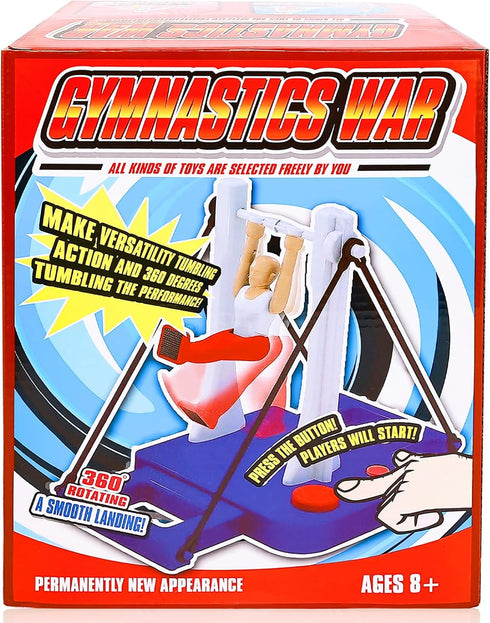 Gymnastics Challenge Game, Fun Toy for Girls & Boys Ages 8+, Ideal Table Game for Active Kids
