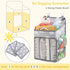 Accmor Grey Cloud Hanging Baby Diaper Caddy Organizer, Diaper Stacker for Changing Table, Crib, or Wall