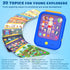 Qiaojoy 2-5 2 3 4 5 6 Upgrade Kids Learning Tablet Educational Learning Pad for Toddlers to Learn Alphabets, Numbers