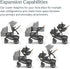 UPPAbaby Lower Adapter for Vista/Vista V2 Strollers, Compatible with RumbleSeat V2+, Bassinet, Aria, Mesa V2